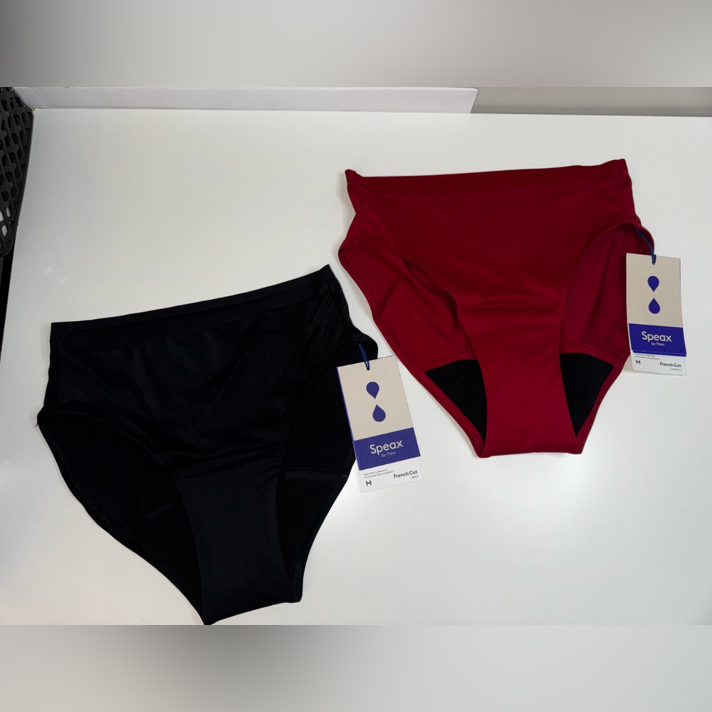 2 NWT M Speax By Thinx French Cut bladder control underwear